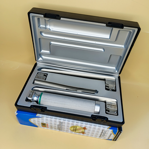 Laryngoscope Miller à fibre optique, 3 lames (2-3-4), ensemble pour adulte, poignée de qualité supérieure, acier inoxydable, autoclavable, ISO 13485 CE - Product Image 4