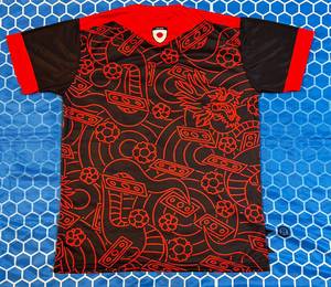 Hip Hop Cartoon Short Sleeve Knitted <b>T</b>-<b>shirt</b> Women Men High Street Front Customized Printing Breathable Eco-Friendly Quick Dry - Product Image 2