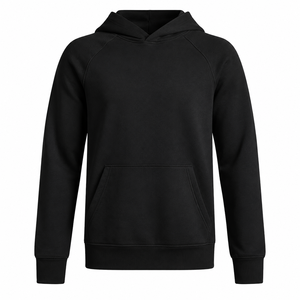 Sweat-shirts à capuche unis pour hommes, coupe classique, en polyester tricoté respirant, style sportif et décontracté, OEM ODM, faible MOQ - Product Image 1