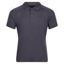 Polo en polyester haute performance pour homme, séchage rapide, vêtement tactique d'extérieur, personnalisable, vente en gros - Product Image 3