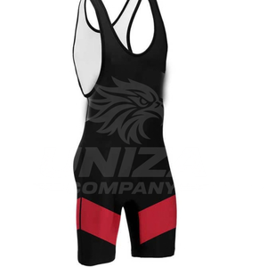 Women Casual <b>Black</b> Red Wrestling Singlet Sublimation Print Quick Dry Lightweight 200g Crew Neck <b>Knitted</b> Polyester <b>Tank</b> <b>Top</b> High - Product Image 6