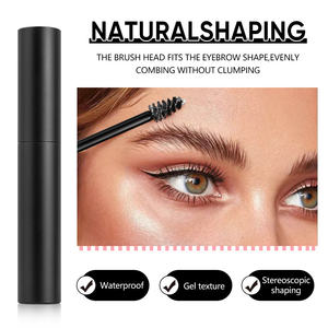 Gel coiffant transparent pour sourcils 3D, imperméable, longue tenue, gel fixateur transparent pour sourcils, cosmétique pour sourcils avec mini brosse - Product Image 3