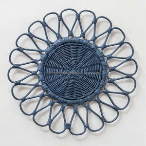 Meilleure vente de napperon en rotin fait à la main en osier tapis de Table à manger durable rustique de haute qualité pour la décoration de Table et accessoires - Product Image 3