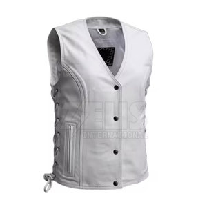 Best Selling For Adult <b>Men</b> Leather <b>Vest</b> Genuine Leather In New Style High Quality Fashion Leather <b>Vest</b> - Product Image 4