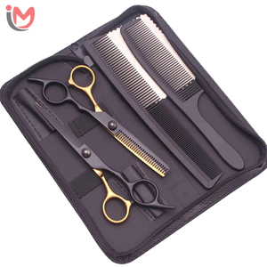 Kit de Tijeras para Cortar el Cabello con Cuchilla de Afeitar |   Juego de Herramientas Profesionales para Peluquería, Servicios OEM, Venta al por Mayor - Product Image 3