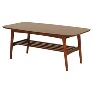 Table basse de design moderne et contemporain en bois massif de teck pour salon, patio, hôtel, prête à l'emploi - Product Image 3