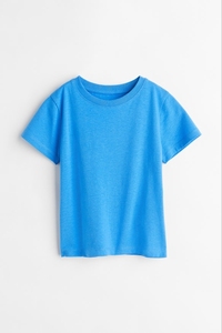 Camiseta de Niño 100% Algodón, Color Sólido, Alta Calidad, Transpirable, Informal, para Verano, con Logotipo Personalizado - Product Image 4