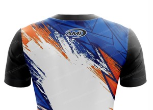 Camiseta de Manga Corta para Hombre AMI, Sublimada con Patrón, Secado Rápido, Transpirable, Cuello Redondo, Corte Regular, Tejido de Punto, Poliéster - Product Image 6