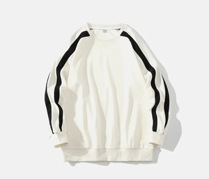 เสื้อสเวตเชิ้ตแขนยาวทรงโอ-เนคสำหรับผู้ชาย สีพื้น สไตล์ลำลอง ผ้าถัก คอตตอน ทรงปกติ เหมาะสำหรับใส่ในฤดูใบไม้ร่วง - Product Image 1