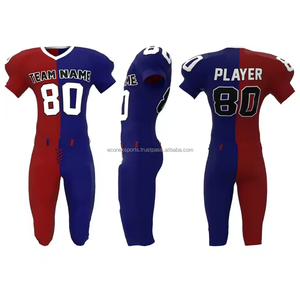 เครื่องแบบอเมริกันฟุตบอลผ้าโพลีเอสเตอร์สำหรับเด็กชายและเยาวชนเสื้อผ้ากีฬาดีไซน์ใหม่ล่าสุด2025ออกแบบได้ตามต้องการ - Product Image 3