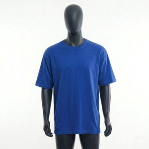 Camiseta Premium para Hombre, Cuello Redondo, Color Azul, 100% Algodón, Estilo Casual, Color Sólido, Ligera, para Verano, con Logotipo Personalizable - Product Image 5