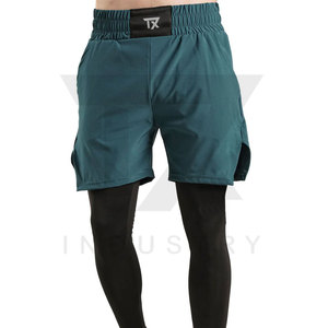 Wholesale Customized Logo High Street Solid Awrah <b>Covering</b> Activewear Sunnah Men's Halal Quick Dry Swimwear Shorts - Product Image 5