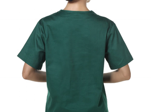 Ensemble de blouses médicales bleues pour femmes, manches longues, coton et polyester tissé, uniformes d'hôpital - Product Image 5