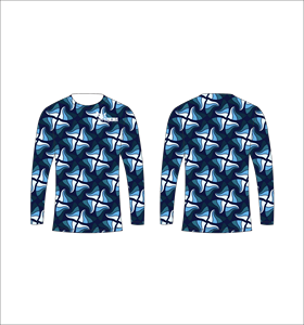Maillot de sport personnalisé à manches longues, sublimé, motif abstrait, respirant, séchage rapide, pour uniforme de sport d'équipe - Product Image 1