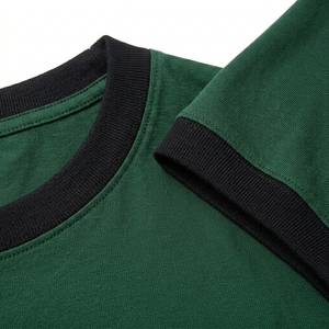 Men's Plus Size Heavy Cotton O-Neck Breathable Short Sleeve Pure Cotton Fabric T-<b>Shirts</b> Eco-Friendly Quick Dry Custom Colors Top - Product Image 3