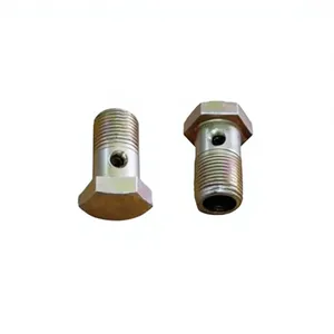 Connecteur banjo à vis pour camion TATA 278609999912 278609998002 1618 2518 LPT 5.9L 6BT ISBe Diesel M8 Pièces - Product Image 1