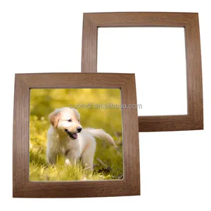 10x10 Inches Sublimation MDF Wooden Picture Frame Wood Color Frames For Wall Mounting Living Room