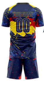 Camiseta de Fútbol Sublimada Personalizada, Cuello Redondo, Manga Corta, Secado Rápido, Poliéster, Impresión con Nombre del Equipo, Ropa Deportiva Unisex para Todas las Temporadas - Product Image 4