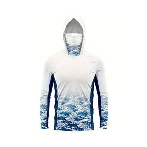 Sudadera con Capucha Unisex UPF50 Impermeable, Cortavientos, Transpirable, 100% Poliéster, de Secado Rápido, para Pesca, Manga Larga, Ropa para Actividades al Aire Libre - Product Image 3