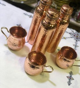 Botella de Cobre de Calidad de Exportación Hecha a Mano por Artesanos - Product Image 6
