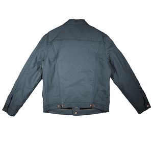 Vestes en toile de coton denim boutonnées pour hommes, style Detroit Tactical, pour l'hiver, vêtements de travail personnalisés - Product Image 2