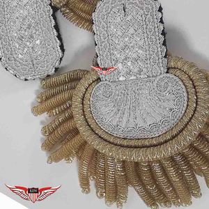 Epaulettes Antiguas Napoleónicas de Lujo, Ecológicas, Bordadas a Mano, Vintage, Elegantes, para Ceremonias - Product Image 2