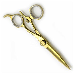 Ciseaux de coiffure 6'' en acier inoxydable JP, ensemble de ciseaux de barbier professionnels pour la coupe de cheveux, avec sac inclus - Product Image 6
