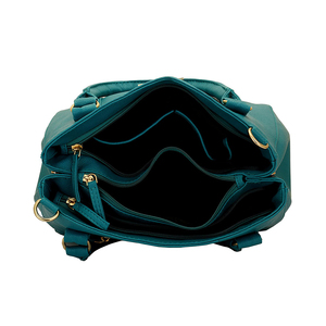 Bolsos de Hombro/Bandolera de Cuero Genuino para Mujer AZORES SPORTS con Cierre de Cremallera, Estuche para Teléfono y Monedero para Uso en Exteriores - Product Image 2