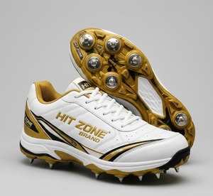 Chaussures de cricket Elite à crampons métalliques, adhérence professionnelle, durables, légères, confortables, chaussures de performance pour les matchs - Product Image 1