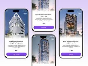 Reserva hoteles fácilmente con una aplicación móvil inteligente que ofrece búsqueda rápida, selección de habitaciones, reservas y confirmación instantánea. - Product Image 2