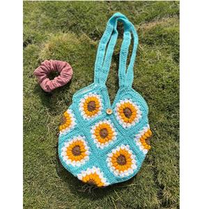 Bolso de Mezclilla Estilo Boho de Primera Calidad, Colorido, Tejido a Crochet, para Compras, Citas y Escapadas de Fin de Semana, Disponible a un Precio Competitivo - Product Image 3