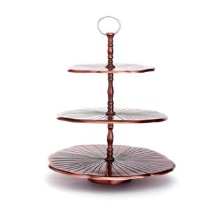 Support à gâteau rond en métal argenté à deux niveaux avec base pour la décoration de mariage, d'anniversaire ou de fête, support à gâteau à un seul niveau - Product Image 5