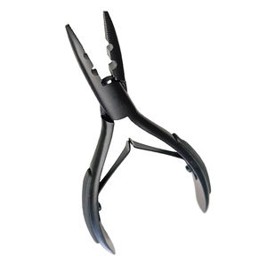 Pince à extensions capillaires professionnelle pour salon, en acier inoxydable, pour micro-anneaux et perles, installation, retrait et coiffage, IMANS - Product Image 1