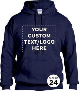 Sweats à capuche 100% coton personnalisés pour hommes et femmes avec LOGO imprimé à faible quantité minimale de commande - Product Image 5