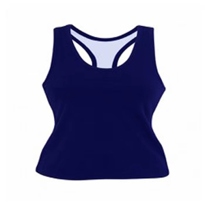 Camiseta sin mangas ultraligera Pro Elite personalizada para mujer, informal, de secado rápido, para correr, con estampado por transferencia térmica, botones de encaje, 100% algodón. - Product Image 4