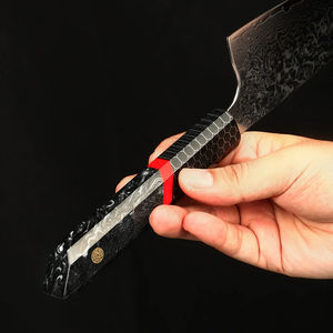 Ensemble de 5 couteaux de cuisine avec manche en résine et maille en aluminium nid d'abeille - Product Image 4