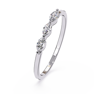 Bague de fiançailles Loista Jewels avec diamant de laboratoire certifié IGI, bague pavée en or avec diamant de laboratoire pour femme, bijoux fins - Product Image 2