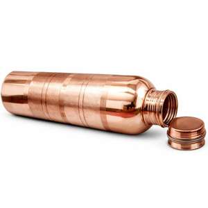 High Quality 99.9% Pure Copper Water <b>Bottle</b> | Ayurvedic Health <b>Flask</b>, Leakproof, Eco-Friendly Drinkware - Product Image 6