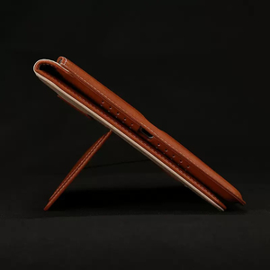 Housse pour tablette en cuir véritable, pochette pour tablette, housse de protection classique marron pour tablette, housse de voyage d'affaires - Product Image 4