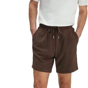 Pantalones cortos de felpa francesa de Color sólido para hombre, pantalones cortos holgados de algodón 100%, transpirables, de secado rápido, para la comodidad de todo el día - Product Image 5