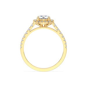 Bague REYES Nouvelle Arrivée Diamant de laboratoire HPHT CVD taille ronde 1,2 carat Certifié IGI Or massif 14K Plaqué Rhodium Bijoux fins - Product Image 6
