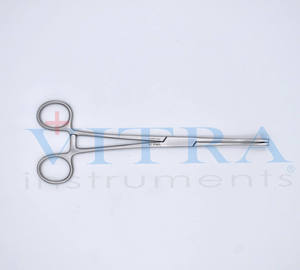 Pinzas Duvall de Alta Calidad de 19 cm, Estrechas - Pinzas de Acero Inoxidable para Agarrar Intestinalmente - Pinzas Pulmonares de Mandíbula Triangular - Product Image 1