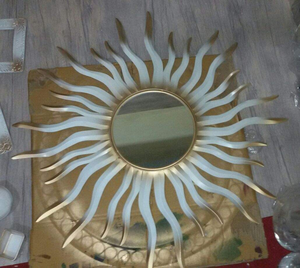 Metal Framed Mirrors Wall Decorative Wholesale Mirror Designs for Home Decoration Christmas Garlands & <b>Wreaths</b> - Product Image 4