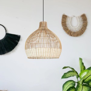 Nueva Colección de Lámparas Colgantes de Bambú y Ratán, Lámpara de Techo Tejida Natural para Decoración de Resorts - Product Image 6