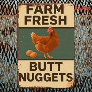 CIFbuy Vintage Rustic 8x12 Inch (20.3x30.5cm) Aluminum Sign Farmhouse Style Wooden <b>Wall</b> <b>Decor</b> TikTok for Temu Pick up Service - Product Image 5