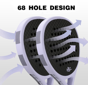 Raqueta de Pádel Profesional 2026, Modelo Teardrop, de Cuero Negro Carbono, Ligera, Ecológica, con Nylon, Superventas - Product Image 4