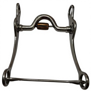 Bocado Western con Rodillo de Cobre – Bocado de Acero Inoxidable para Caballos para Entrenamiento y Mejor Salivación - Product Image 1