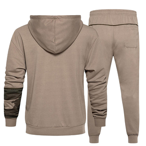 ชุดวอร์มกีฬาผู้ชายแบบเป็นมิตรกับสิ่งแวดล้อม สำหรับวิ่งจ๊อกกิ้ง ฝึกซ้อม ลายบล็อกสีสันสดใส ผ้าฝ้าย 100% แห้งเร็ว - Product Image 4