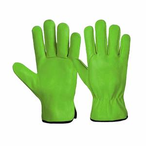 Guantes de Conducción de Cuero de Búfalo de Primera Calidad, Suaves y Cómodos, Resistentes a la Abrasión, Guantes de Jardinería Resistentes - Product Image 6
