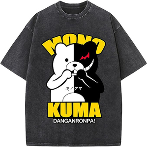 เสื้อยืดแฟชั่นลำลองสไตล์เรโทร พิมพ์ลายกราฟิก สโลแกนตลก ผ้าฝ้ายเนื้อนุ่ม สตรีทแวร์ ทรงโอเวอร์ไซส์ สำหรับผู้ชายและผู้หญิง รับสั่งซื้อจำนวนมาก - Product Image 1